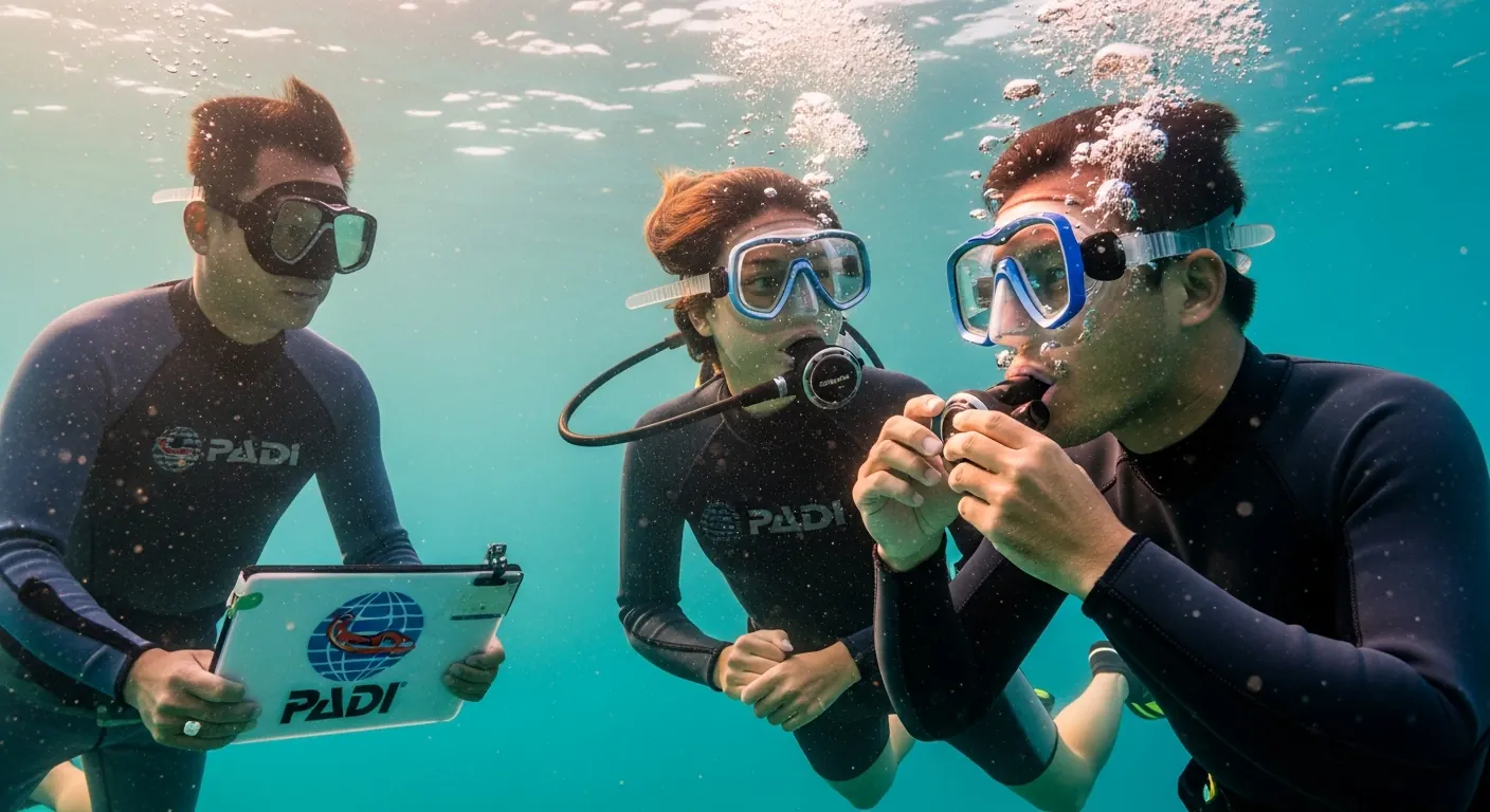 Lombok Diving Course — PADI Open Water + Advanced Certifications